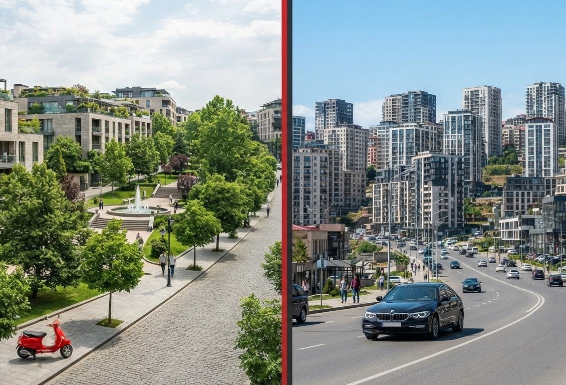 Comparing Vake vs Saburtalo Tbilisi for expats, digital nomads, and long-term renters.